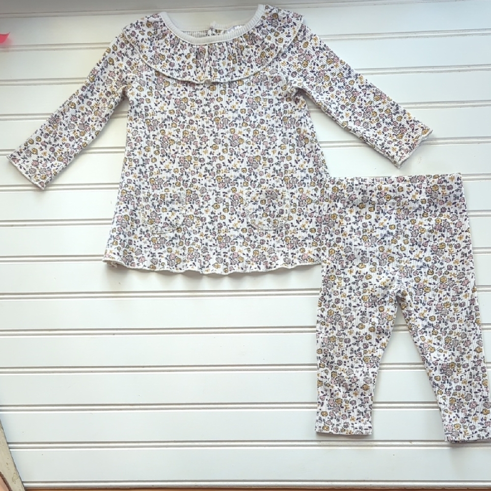 Modern Moments by Gerber Kids Matching Set - White and Purple
